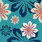 Colorful seamless lush pattern