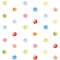 Colorful Seamless pattern with multicolored confetti.