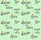 Colorful seamless pattern with phrases Healthy and tasty, different nuts and seeds