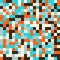 Colorful seamless pattern in pixel 8bit style