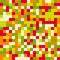 Colorful seamless pattern in pixel 8bit style in bright colors