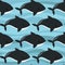 Colorful seamless pattern with sharks. Decorative cute background with fishes. Marine illustration