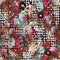 Colorful seamless pattern with wild Leopards
