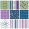 Colorful seamless patterns