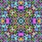 Colorful seamless petal ornate pattern background design