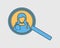 Colorful Search doctor Icon