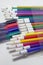 Colorful set of felt pens and permanent markers