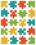 Colorful shiny puzzle 20