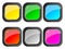 Colorful shiny web buttons