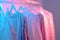 Colorful Shirts Hanging on Clothes Rack