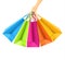 Colorful shopping bags