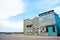 Colorful shops in the country side of America. America is a continent where American mainly live.