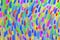 Colorful short scalloped lines background print pattern, multicolored ground color riot, raining colors, intense color confusion