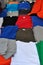 Colorful short sleeve t-shirts