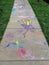 Colorful Sidewalk Art Chalk Drawings in Washington DC