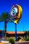 A colorful sign at arts district in downtown Las Vegas.