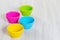 Colorful silicone baking cups