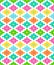 Colorful simple ethnic geometric kilim seamless pattern, vector