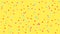 Colorful simple party confetti flying on yellow background, star ribbon confetti glitter on yellow, geometric stars ribbons