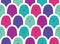 Colorful simple pattern . Crowd