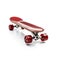 Colorful skateboard on white background