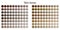 colorful skin tones palette. Beige tones palette. Colorful palette. Pastel color. Vector illustration. Stock image.