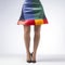 Colorful Skirt Leggings: Bold And Stylish 3d Render
