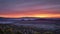 Colorful sky over Yampa River at dawn