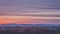 Colorful sky over Yampa River valley at dawn