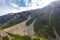 Colorful slopes of mountains in Mount Cook National Park, South Island