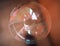 Colorful soap bubble transparent with bright reflection