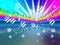 Colorful Soundwaves Backround Means Music Sparkles And Party