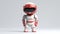 Colorful Space Kid Power Ranger 3D Character Illustration on White Background.