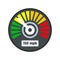 Colorful speedometer icon, flat style