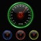 Colorful Speedometer Illustration