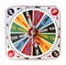 colorful spinner drinking board game