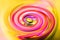 Colorful spinning spiral with dynamic movement