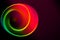 Colorful spiral abstract circular rotating spiral