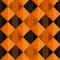 Colorful Square Pattern On Black And Orange Background