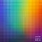 Colorful Square Rainbow Abstract Background.