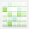 Colorful squares background frame, block soft pastel green