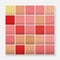 Colorful squares background frame, block soft pastel red pastel