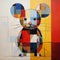 Colorful Squares: A Modern Mouse Inspired By Mondrian