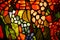 Colorful stained glass