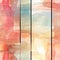 Colorful stained glass pattern on four panels with soft brushstrokes and translucent layers (tiled)