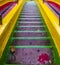 Colorful stairway