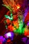 Colorful of stalagmite