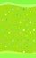 Colorful stars on light green smart phone background