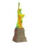 Colorful Statue of Liberty Isolated