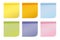 Colorful sticky notes